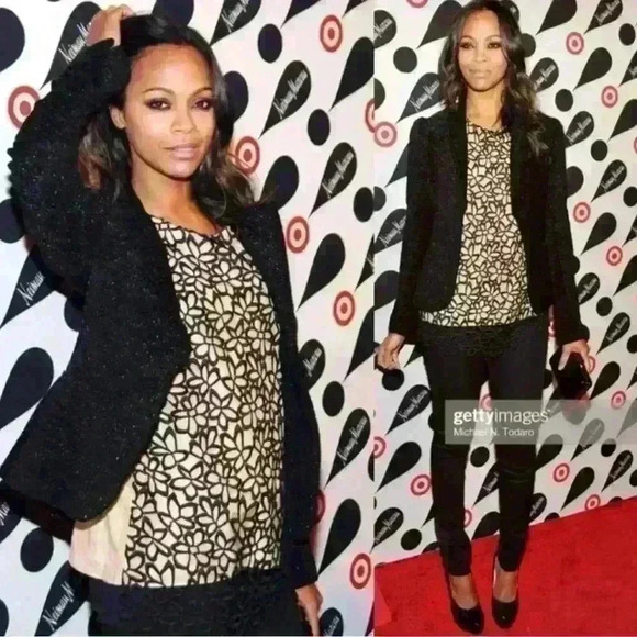 Lela Rose Neiman Marcus for Target size small lace and silk pullover sleeveless - Picture 5 of 6